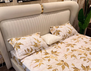 Modern Boucle Upholstered Luxury Bed