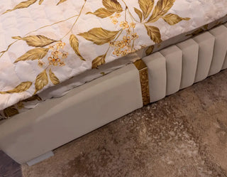 Modern Boucle Upholstered Luxury Bed