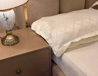 Luxury Boucle Upholstered Bed Set