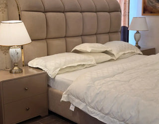 Luxury Boucle Upholstered Bed Set