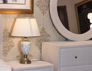Luxury Bubble Bed Set with Side Tables & Mirror