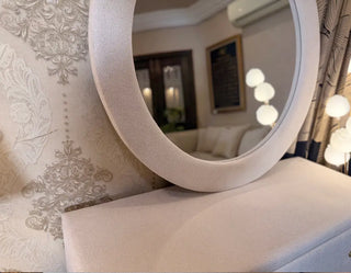 Luxury Bubble Bed Set with Side Tables & Mirror