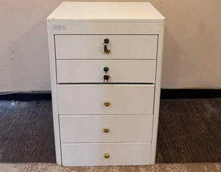Modern Flip-Top Makeup Vanity Table | White Dressing Table with Compartments & Stool