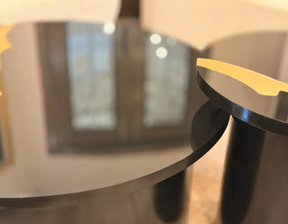 Modern Black & Gold Coffee Table Set | Luxury Centre Table