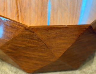 Modern Wooden Geometric Coffee Table