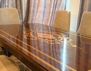 Royal & Luxury 8-Seater Dining Table Set