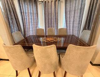 Royal & Luxury 8-Seater Dining Table Set