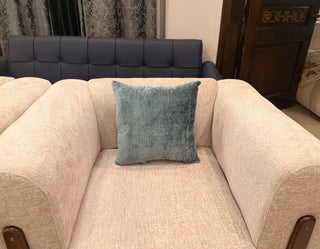 Modern Shiny Boucle 3-2-1 Seater Sofa Set