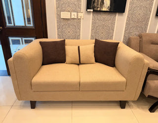Minimalist Beige 3 2 1 Sofa Set | Elegant Living Room Seating