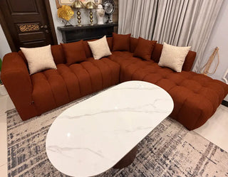 Luxury 6 Seater Boucle Sofa Set – Premium Comfort & Modern Design