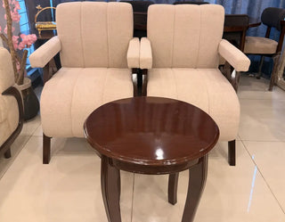 Elegant 2 CHAIRS AND COFFEE TABLE