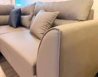 Modern Leather L-Shape Corner Sofa