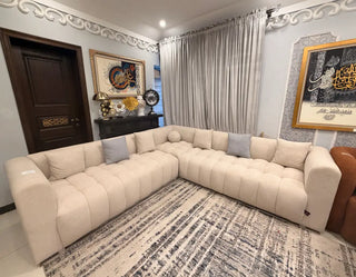 Luxury Bubble Boucle L-Shape Sofa Set – Modern Living Room Furniture