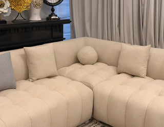 Luxury Bubble Boucle L-Shape Sofa Set – Modern Living Room Furniture