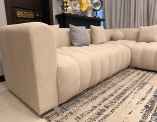 Luxury Bubble Boucle L-Shape Sofa Set – Modern Living Room Furniture
