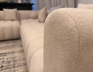 Luxury Bubble Boucle L-Shape Sofa Set – Modern Living Room Furniture