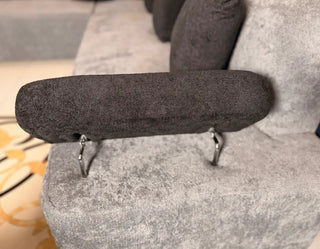 Modern 7-Seater Adjustable Armrest Boucle L-Shape Sofa