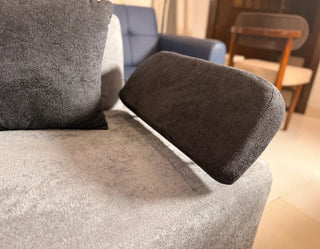 Modern 7-Seater Adjustable Armrest Boucle L-Shape Sofa
