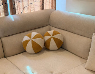 Boucle Fabric 7 Seater Sectional Sofa