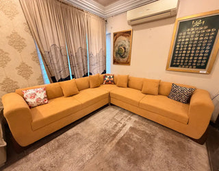 Boucle L-Shaped Corner Sofa – Premium Comfort & Elegant Design