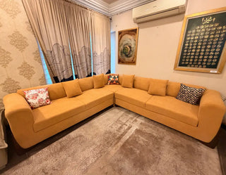 Boucle L-Shaped Corner Sofa – Premium Comfort & Elegant Design