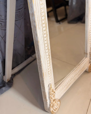 Arched Carved Full Length Mirror