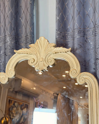 Vintage Carved Full Length Mirror