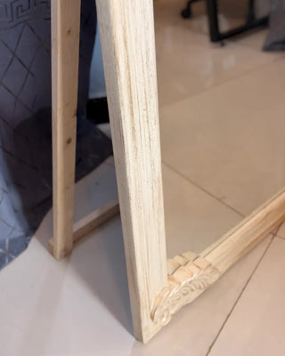 Vintage Carved Full Length Mirror