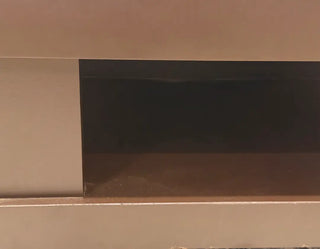 Modern Square Center Table with Glass Top and Built-in Storage Drawer