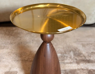 Golden Top Accent Table