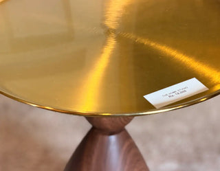 Golden Top Accent Table