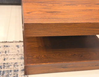 Modern Wooden Coffee Table with Storage – Brown
