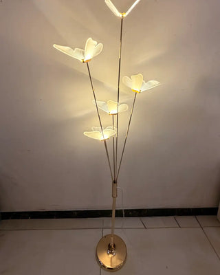 Elegant Butterfly LED Floor Lamp | Modern Standing Light for Home Decor