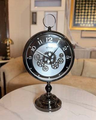 Industrial Gear Table Clock