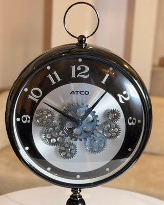 Industrial Gear Table Clock