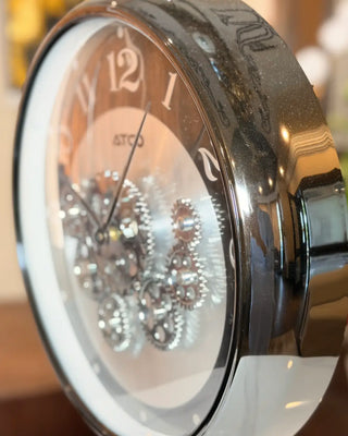 Industrial Gear Table Clock