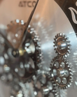 Industrial Gear Table Clock