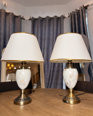 Classic Bedside Table Lamps Set