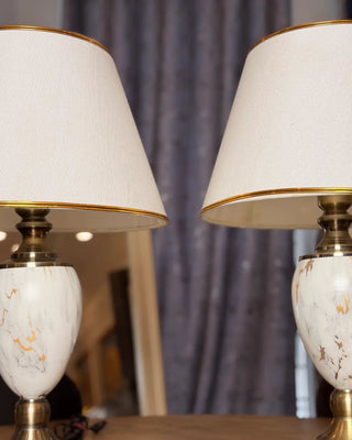 Classic Bedside Table Lamps Set