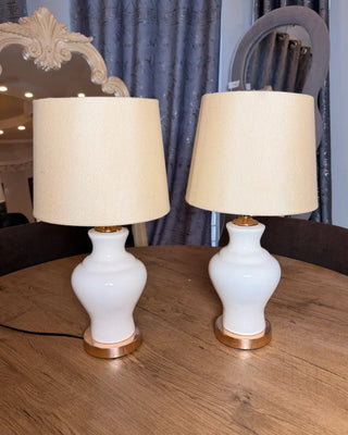 Ceramic Base Table Lamps Set