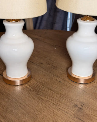 Ceramic Base Table Lamps Set