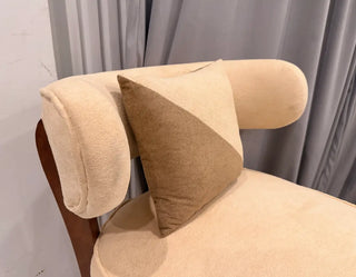 Luxury Boucle Accent Chair Set with Matching Ottoman & Pillows